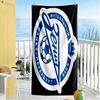 Fc Zenit Saint Petersburg Theme Beach Towel High Absorbency & Quick-Dry Comfortable Lightweight Suitable for Swimming, Gym, Camping, Yoga Vacation