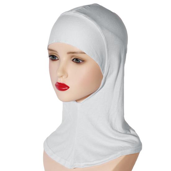 Women Headscarf Hat Solid Color Ethnic Top Hat Comfortable Elastic Hair Bag Head Wrap Headwear Hair Accessory