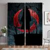 Tulle for Bedroom Narutos Shades Anti-mosquito Curtains for Living Room Blackout Curtains 2 Pieces Halloween Decoration Curtain