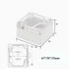 New Waterproof Outdoor Junction Box Plastic Transparent Electronic Instrument Housing Case 10 Styles Enclosure Cover