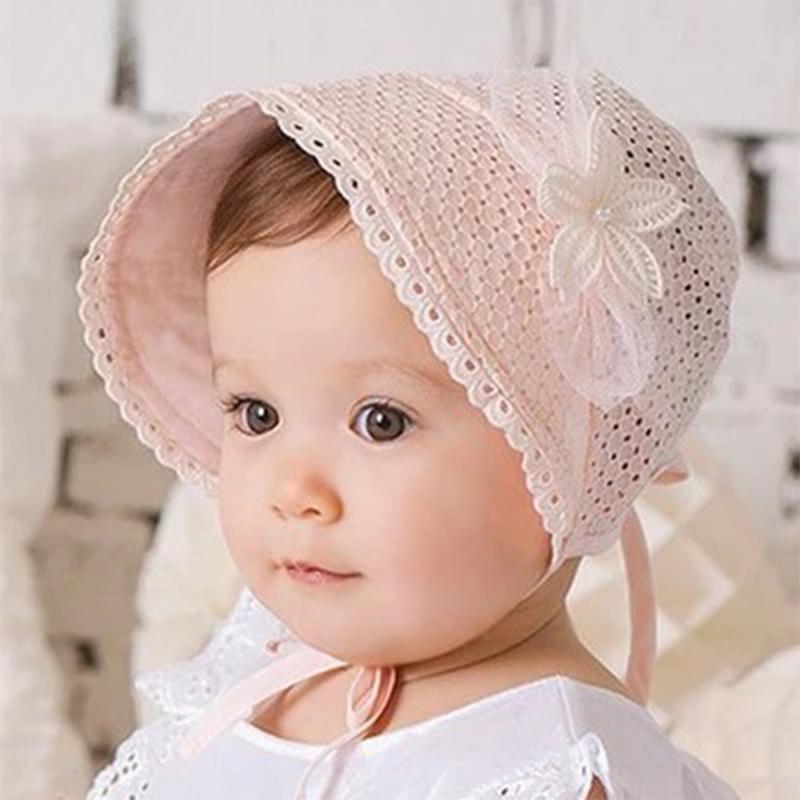Весенняя шапка, летняя милая хлопковая шапка принцессы с принтом Hollo Enfant, детская шапочка с цветочным принтом, кружевная кепка с цветочным принтом