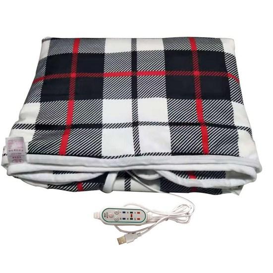 5 В практичная функция синхронизации носимый электрический платок бытовой офис USB подогреваемая накидка накидка для холодной погоды