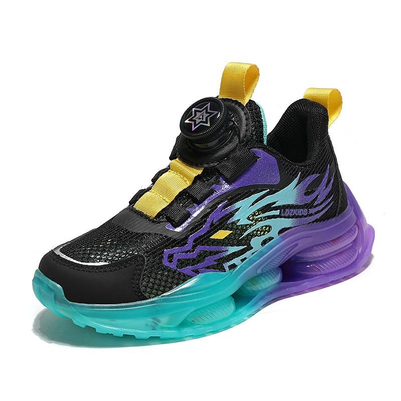 Boys Breathable Mesh Sneakers Lightweight Cushioned Running Shoes Kids Ages 7-16