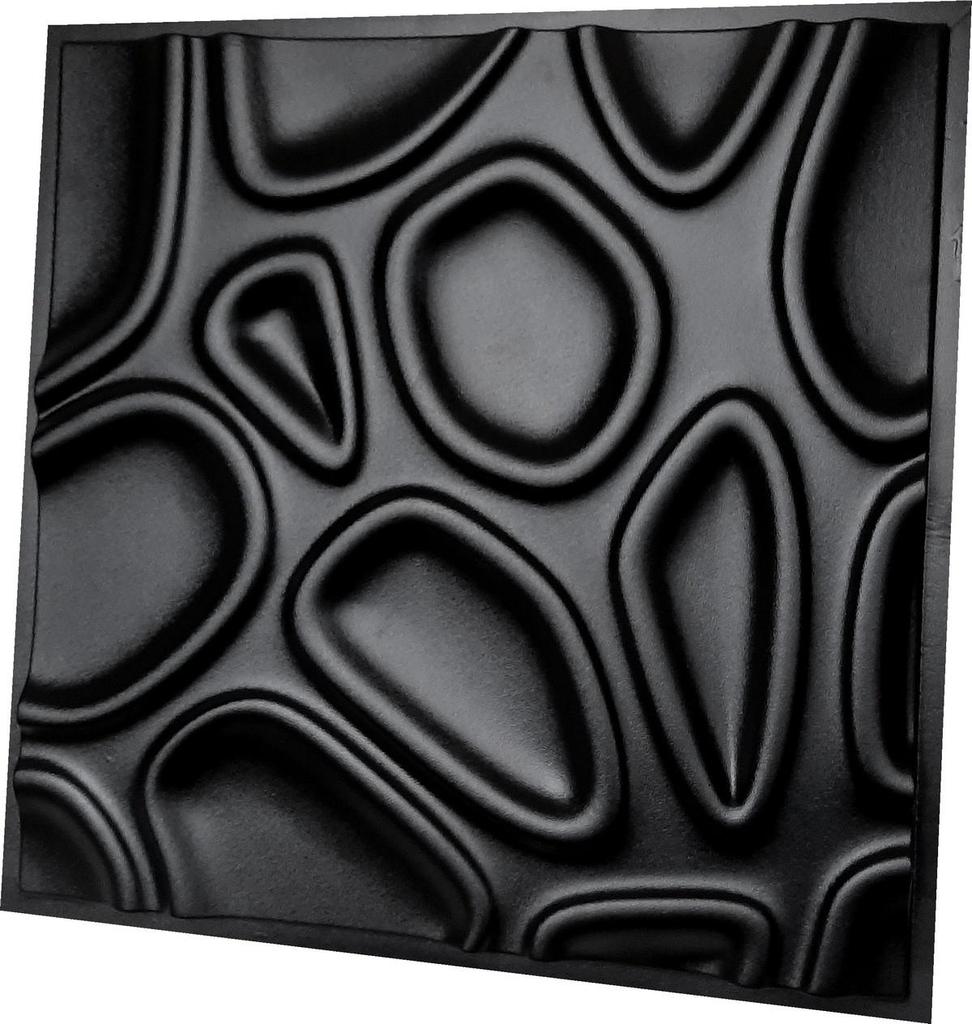 3D стеновая панель Форма для гипсовой, гипсовой или бетонной плитки для декоративных стеновых панелей "Капсула"