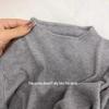 Gray Half-High Neck Slimming Knit Sweater - Women's Versatile Autumn/Winter Slim-Fit Top