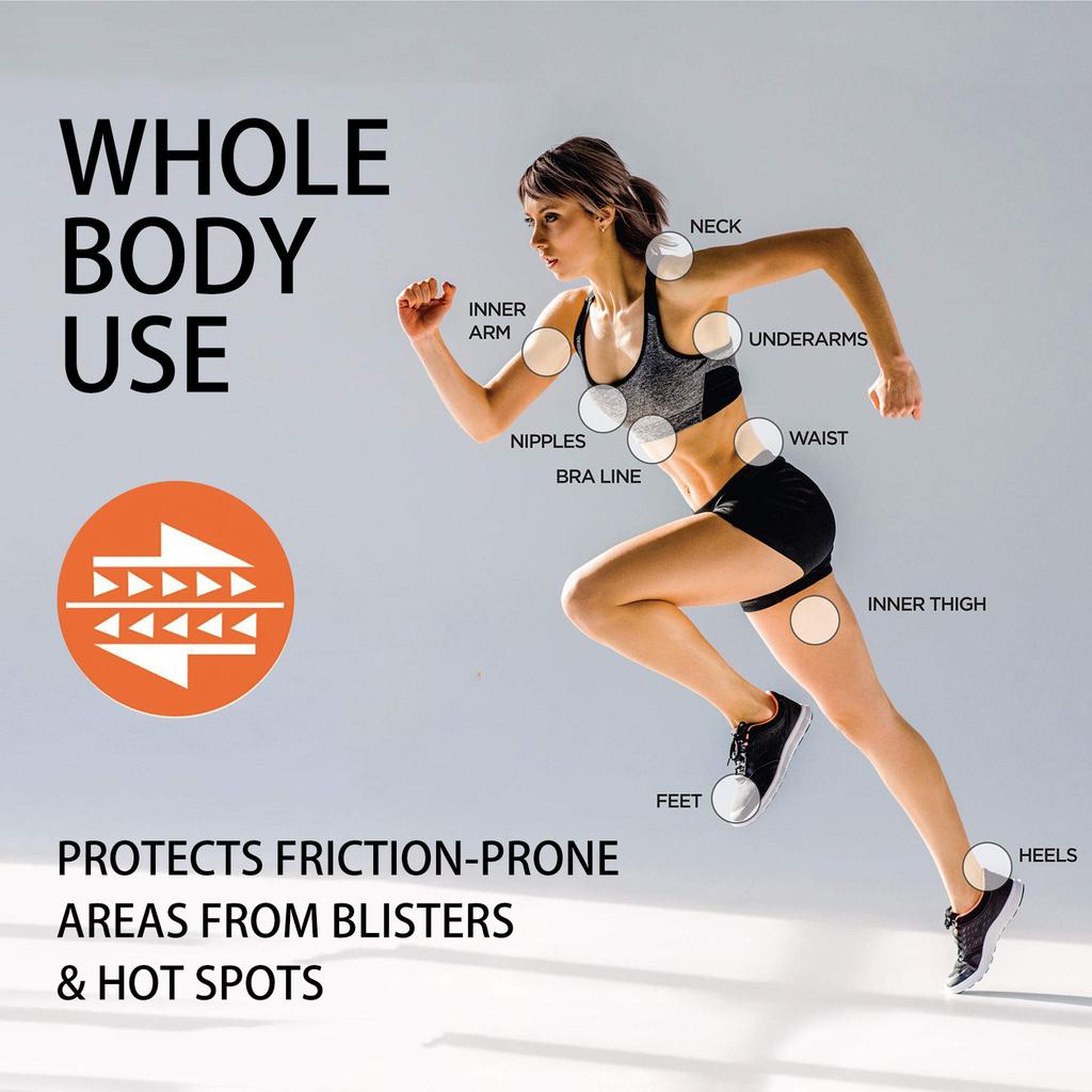 Anti Chafing Stick for Thighs, Heels Arms Moisturizing Body Protection Balm Water Resistant Skin Protection Cream 22g