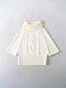 2025 French Retro Multi-Wear High Neck Cable Knit Poncho