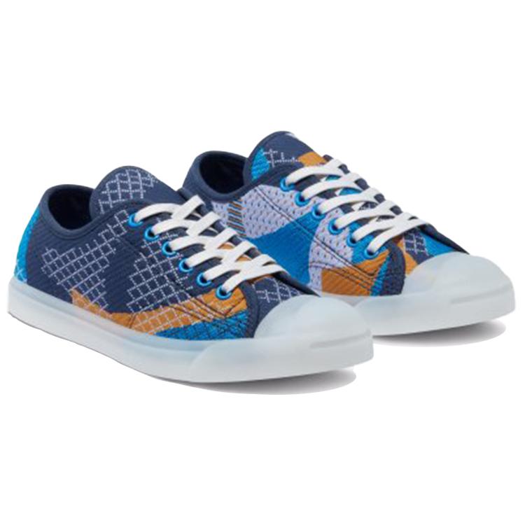 Converse Jack Purcell LP Open Ended Smiley Низкие Кеды для Скейтборда Унисекс Синий Мультиколор 570578C