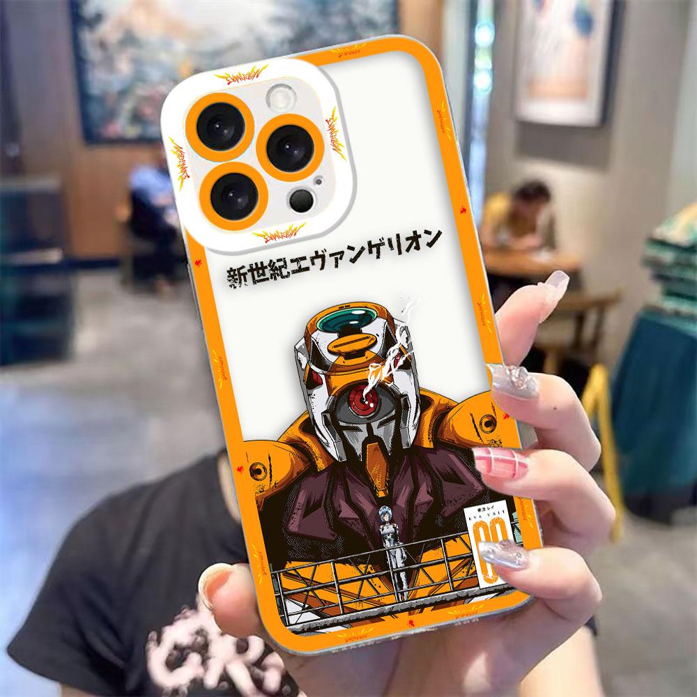 Новый Прозрачный Чехол для Телефона с Мехами E-Evangelion Для Infinix TECNO POVA 2 4 3 5 SMART 6 7 8 NOTE 10 11 12 30 30I 40 50 CAMON 19 20