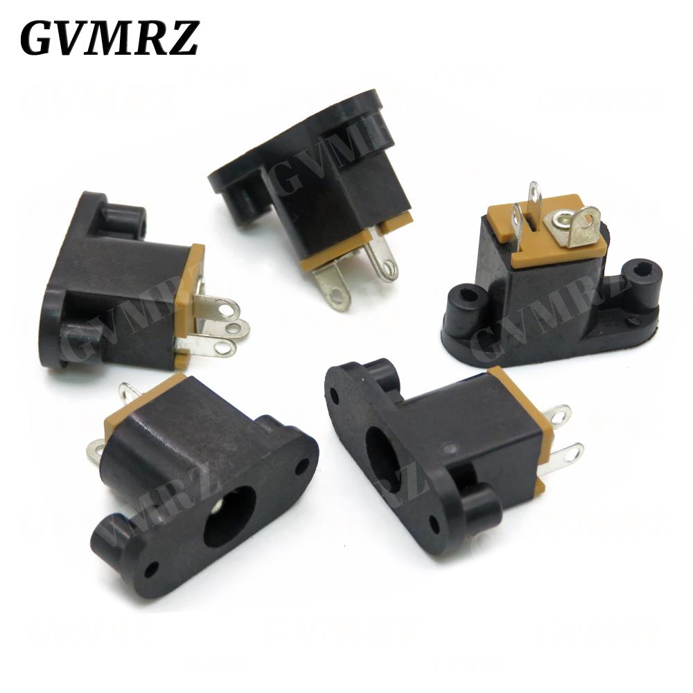 10PCS DC-018 5.5x2.1mm DC socket DC018 DC power socket 5.5*2.1mm 5.5*2.5mm with screw hole to fix charging port