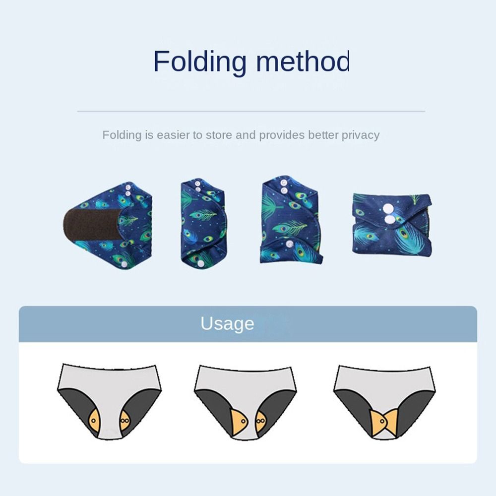 Многоразовые ежемесячные впитывающие менструальные экологические тканевые прокладки, гигиенические салфетки, моющиеся трусики