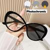 Женские и мужские модные фотохромные очки круглые наружные анти-УФ оптические очки очки винтажные меняющие цвет очки оправы