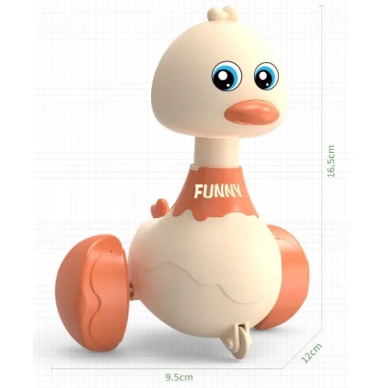 Cartoon Swing Yellow Duck Early Childhood Educational Puzzle Toys for Children Interactive Car Newborn Photography Props Toys