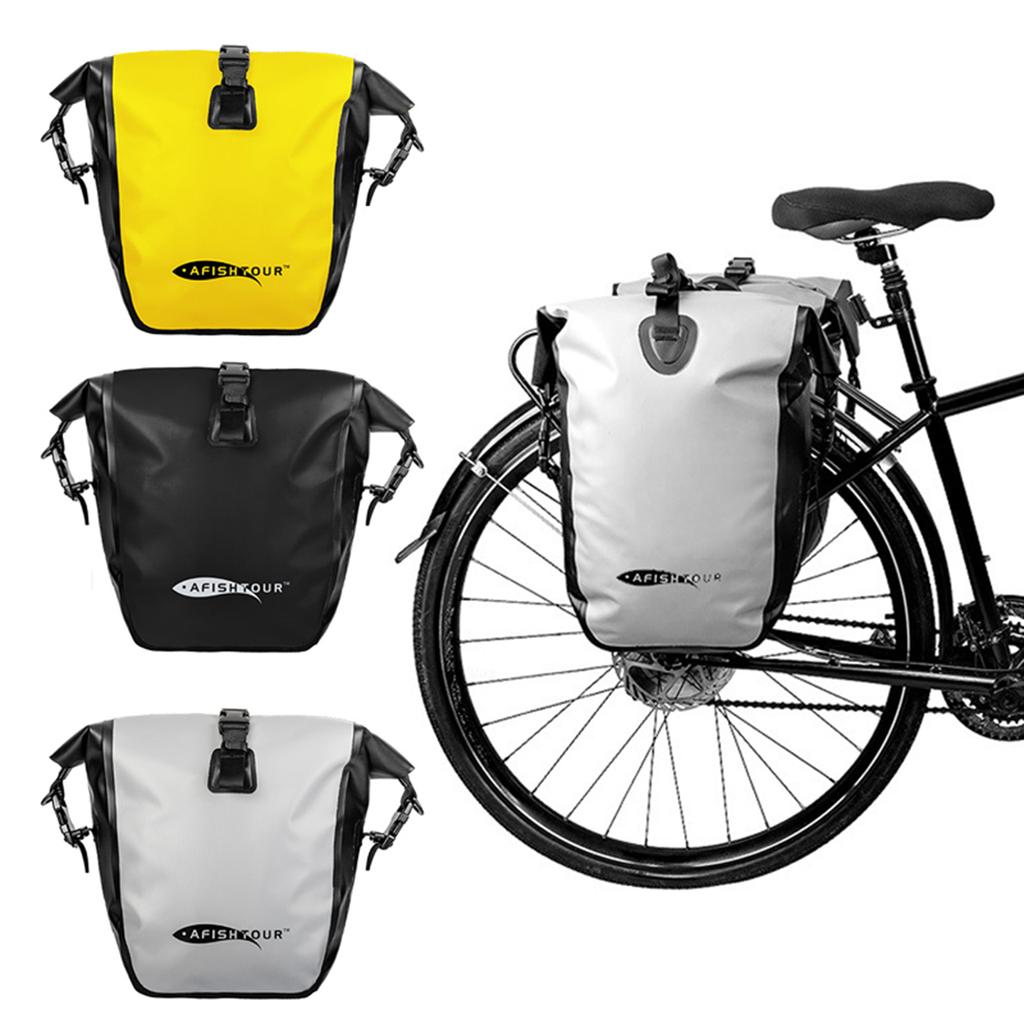 15L 25L Cycle Trunk Bag Waterproof Bicycle Rear Rack Bag Rear Seat Bag Bike Pannier Bag Pack Travel Touring Grocery Bag