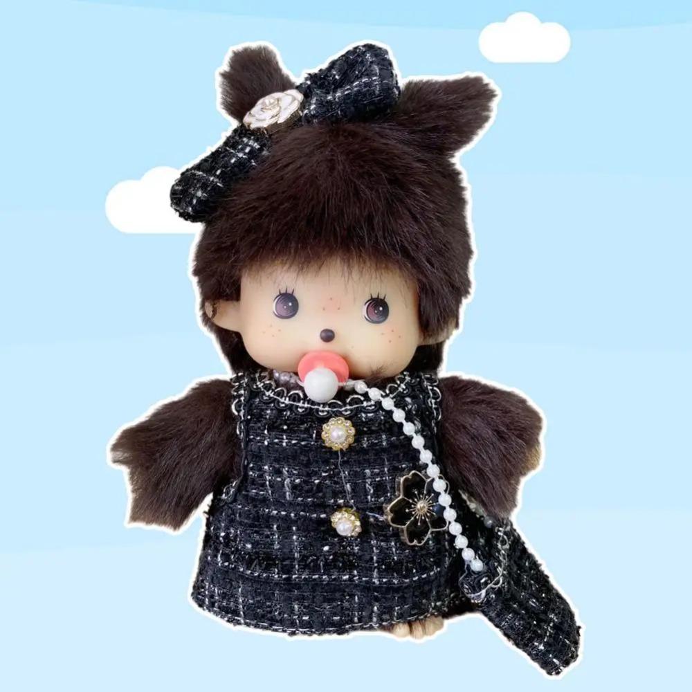 Кавайная кукла-обезьянка Мэнцици, плюшевая игрушка, подарок на день рождения для детей, материал ПП-хлопок, Новый год/Рождество