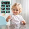 1/3 Sets Metal Puzzle Ring Brain Teaser 3D Wire Puzzle Game Kids Adults Mind Logic IQ Test Educational Unlock Interlock Toy Toddlers Boys Girls Gift