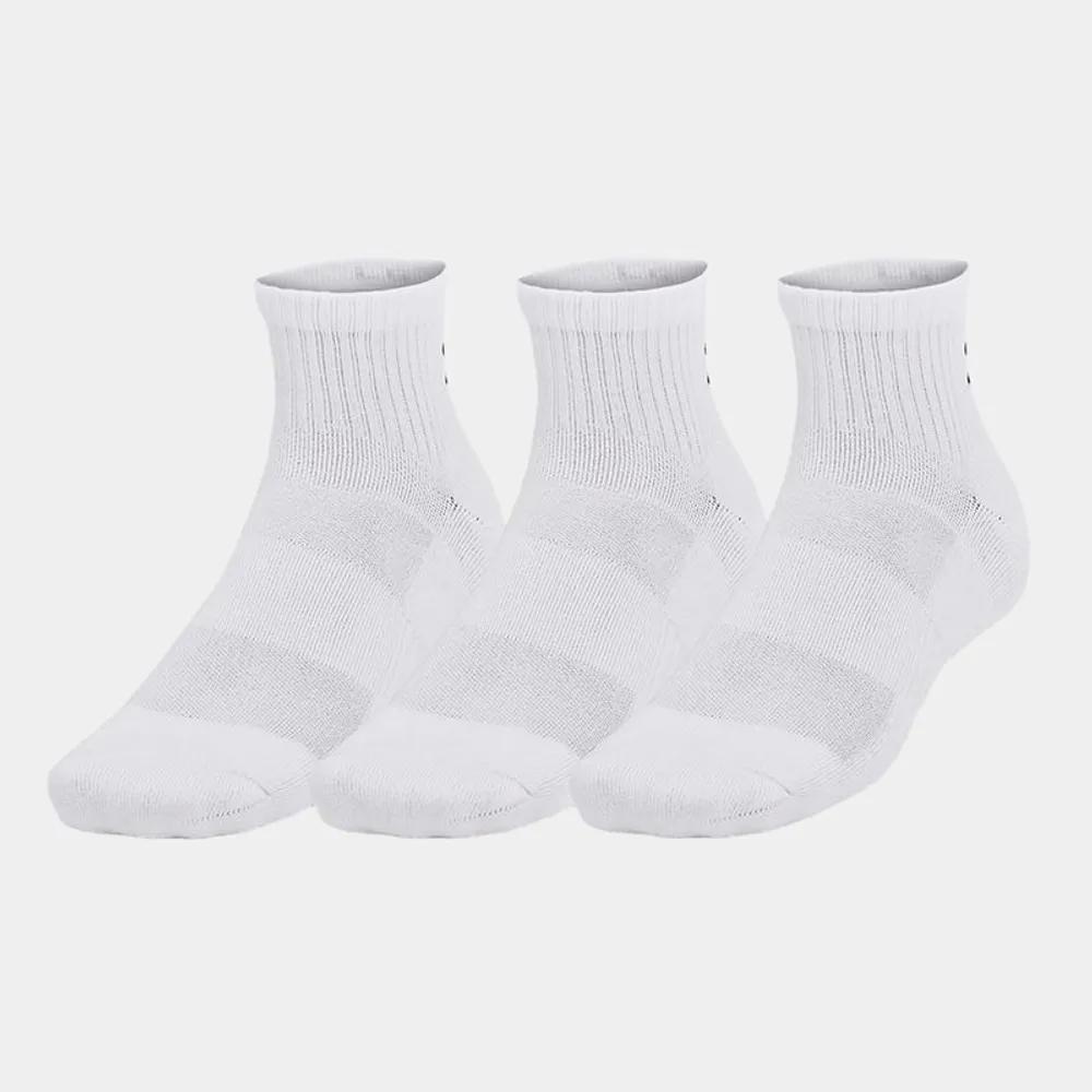 Under Armour Унисекс хлопковые короткие носки для тренировок 3 пары 1386372-100 3026111