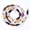 Natural Smoky Quartz Crystal Amethyst Smooth Beads Necklace 3-12 Mm 18" UB-8607