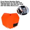 Замена передней именной номерной пластины для SX SXF XCF 125-525 EXC 350 450 530 XCW XCF Dirt Bike