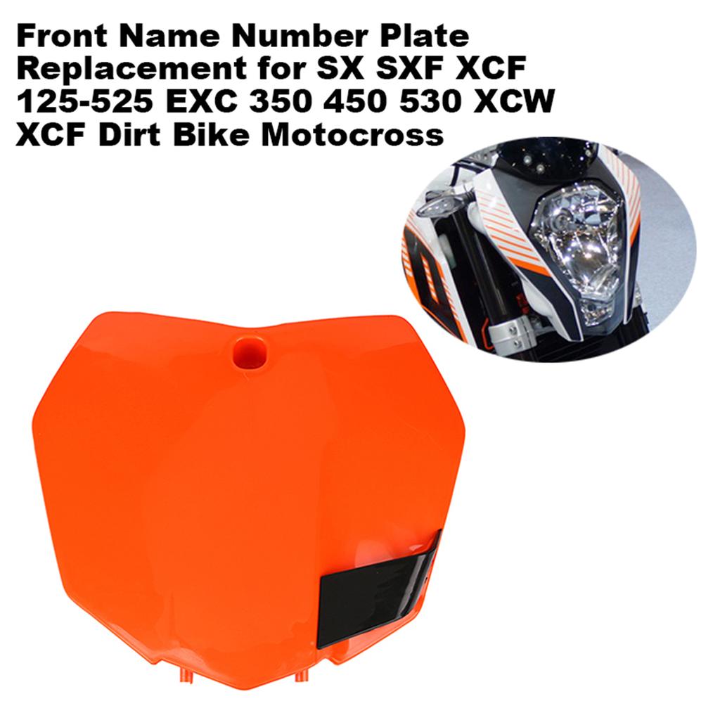 Замена передней именной номерной пластины для SX SXF XCF 125-525 EXC 350 450 530 XCW XCF Dirt Bike