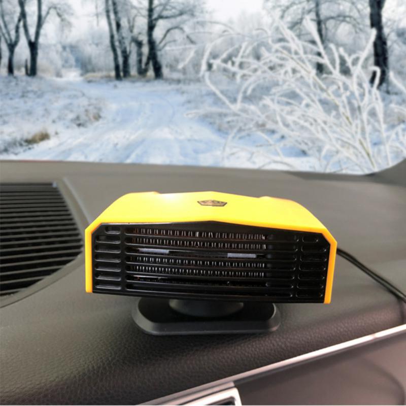 Car Heater 24/12V 180W Windshield Defogger And Defroster 360° Rotatable Auto Window Defroster Fast Heating And Cooling Fan