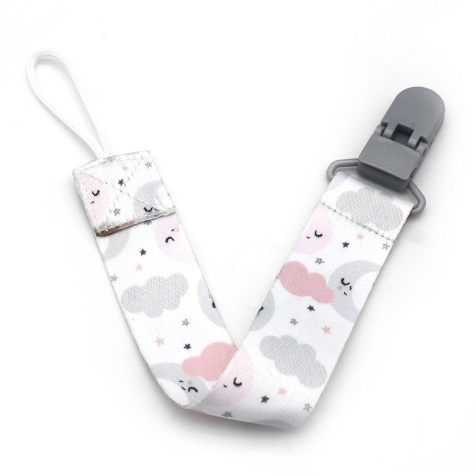 New Baby Pacifier Clip Chain Ribbon Dummy Holder Soother Pacifier Clips Leash Strap Nipple Holder for Infant Feeding Gift