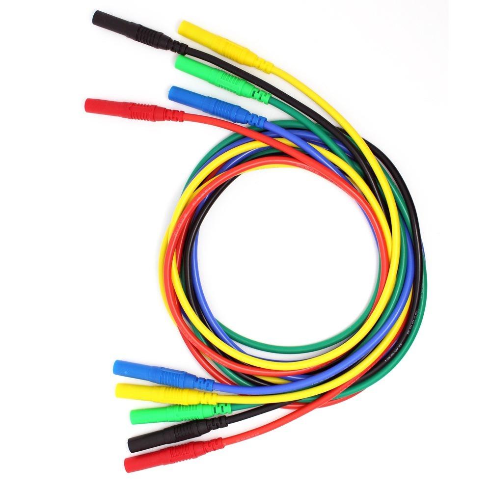 5 шт. 4 мм штекер банановый штекер штабелируемый банановый разъем испытательное гнездо банановое гнездо для приборостроения