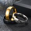 1 шт. Модные аксессуары Дизайн с футбольным узором Модное кольцо из титановой стали