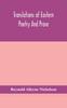 Книга Translations of Eastern Poetry and Prose