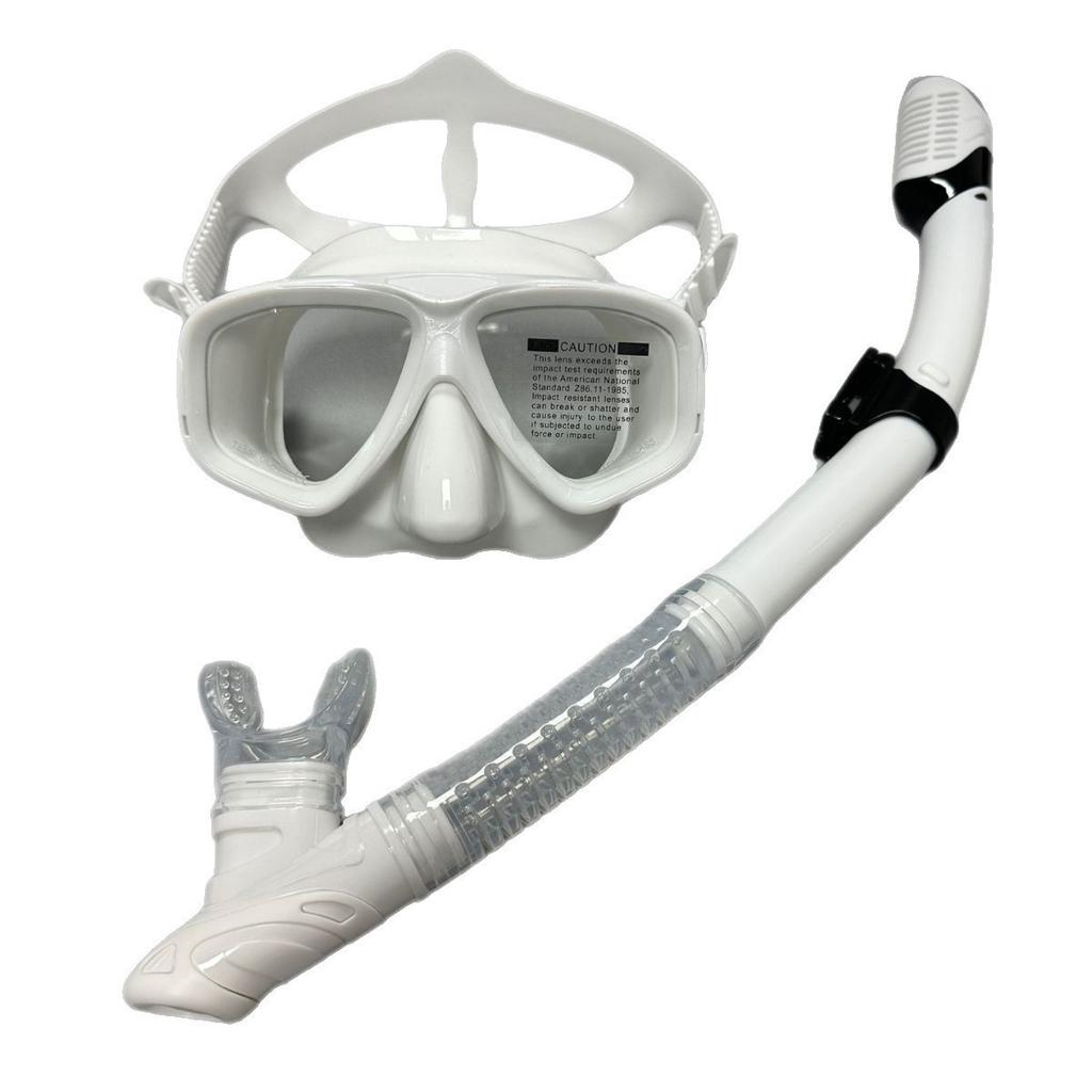 Snorkeling Two-Piece Set - Complete Dry-Style Dive Mask Equipment - Air Tube Set - Mask for Diving 3