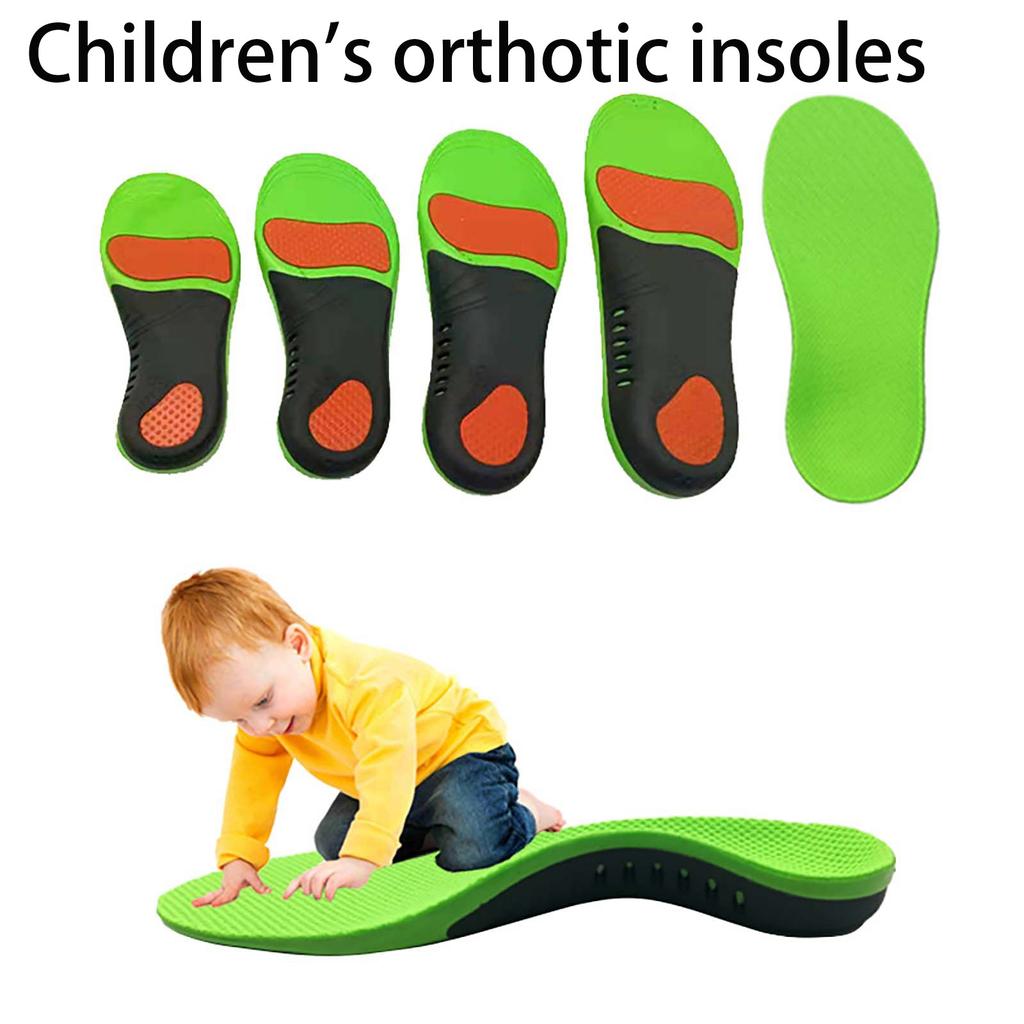 Children's Flat Arch Correction Insole, High Arch Foot Sole Support, Full Pad, Men's And Women's Sports Absorption, Breathable Correction Pad