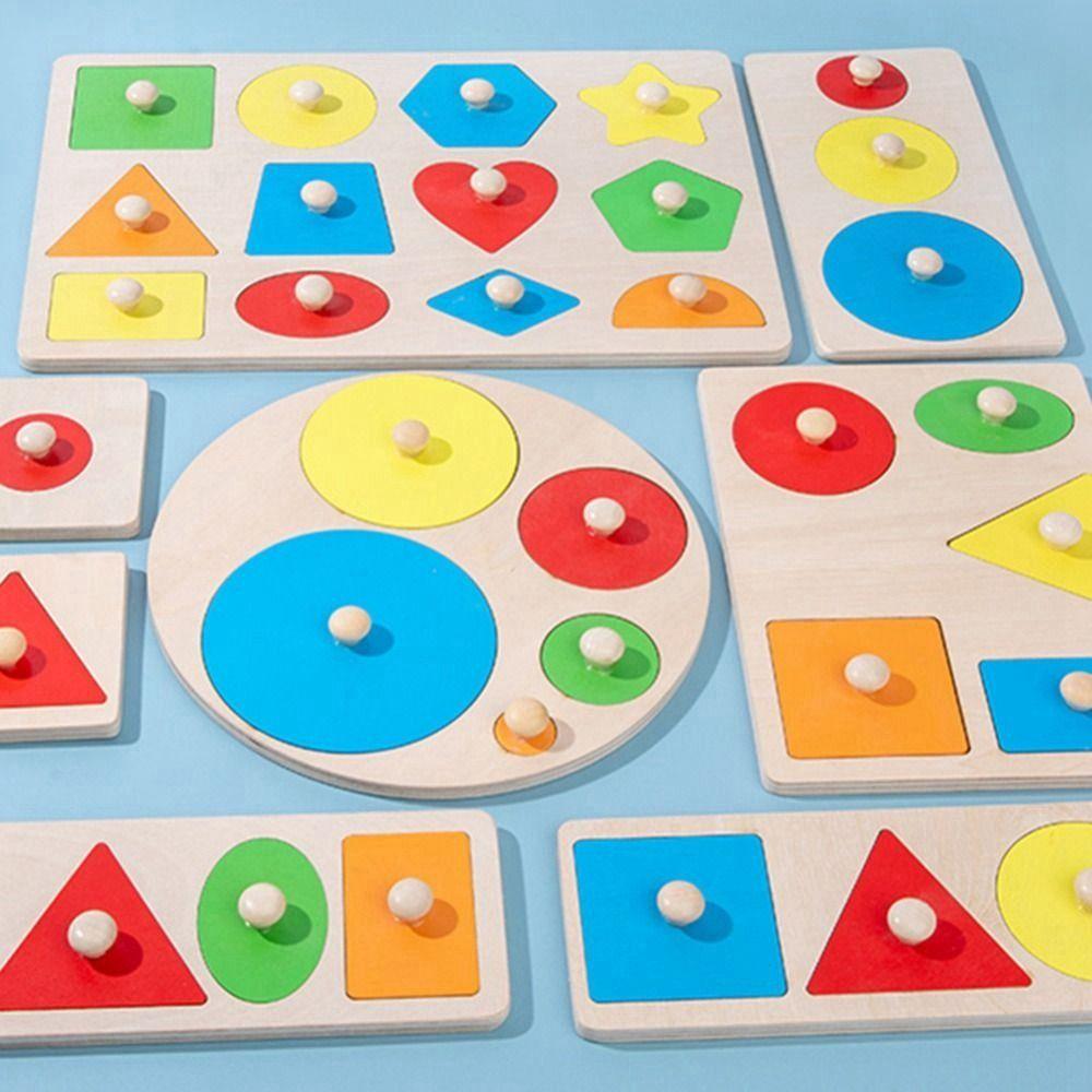 Ability Geometric Shape Board Hand Grabbing Board 3D Puzzle Activity Board 3D Geometric Board