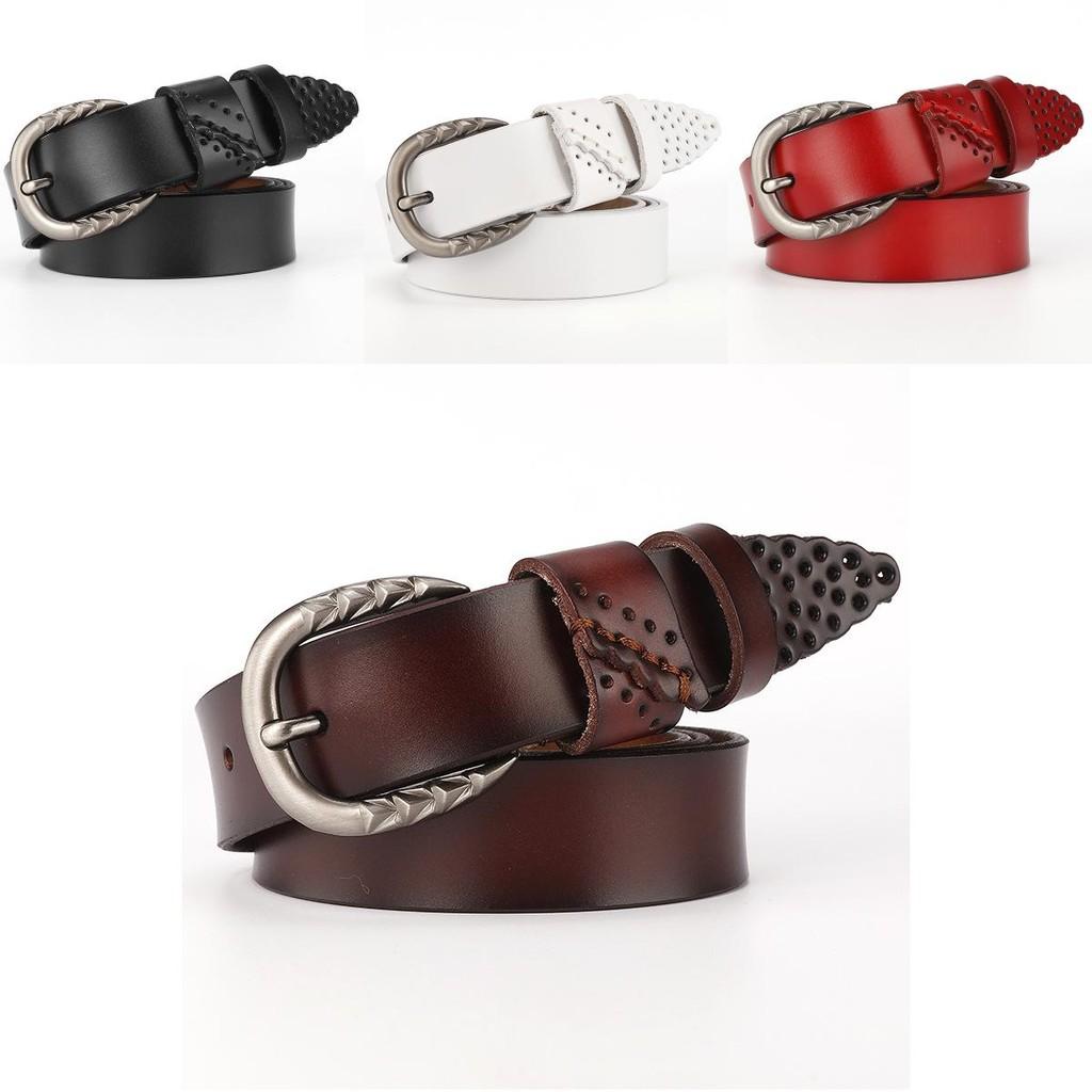 Женский ремень из коровьей кожи для талии с металлической пряжкой-штифтом, ремень для платья/костюма, корректирующее белье