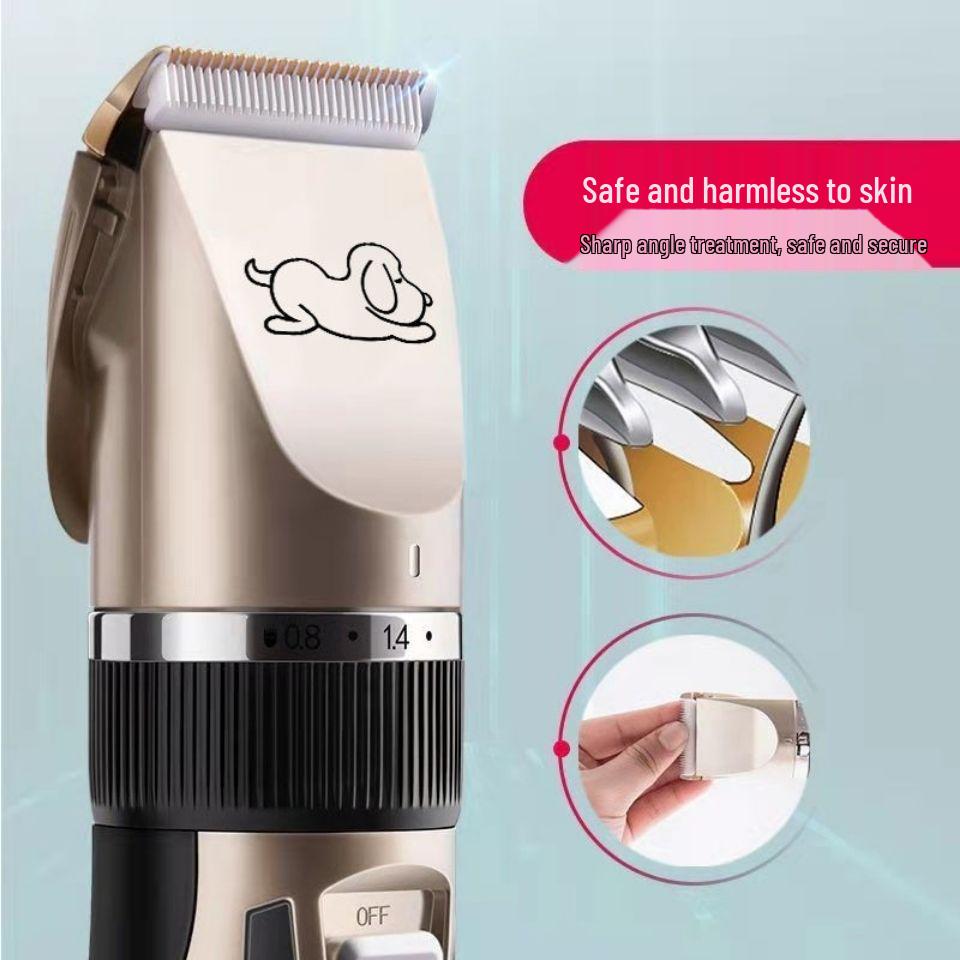 Домашняя электрическая машинка для стрижки шерсти для собак и кошек - Бритва для крупных собак и шерсти на лапах тедди