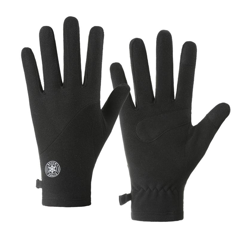 Winter Warm Ski Glove Lining Soft Touch Screen Gloves Unisex Outdoor Cycling Running Gloves Lady Cold-proof Gloves