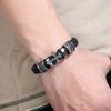 Luxury Mens Bracelet Cross Titanium Steel Vintage Fashion Jewelry Leather Braided Trend Personality Hot Selling Bangles