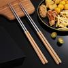 1Pair Stainless Steel Cooking Chopsticks Extra Long Noodles Food Sticks Frying Hot Pot Metal Chinese Chopstick Kitchen Tableware