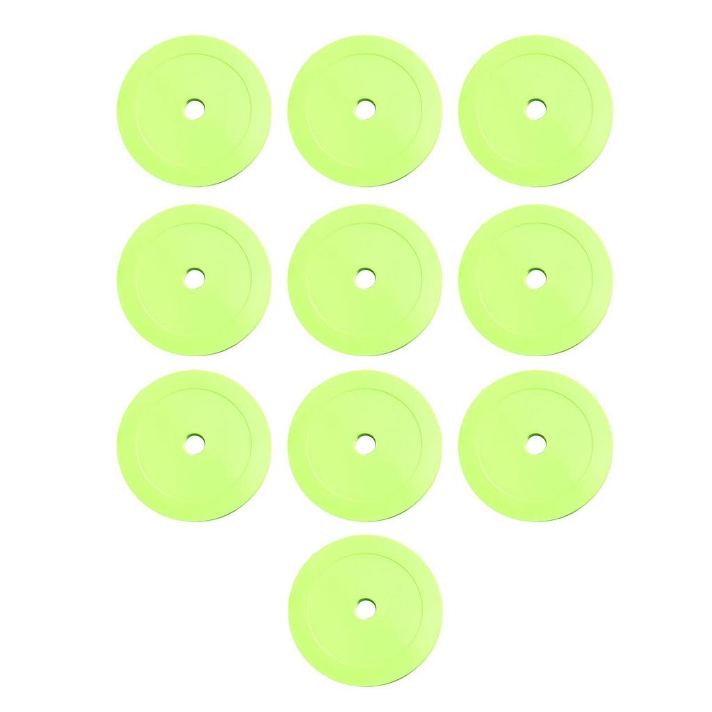 10Pcs Flat Cones Non Slip Training Spot Markers for Boxing Baseball Soccer