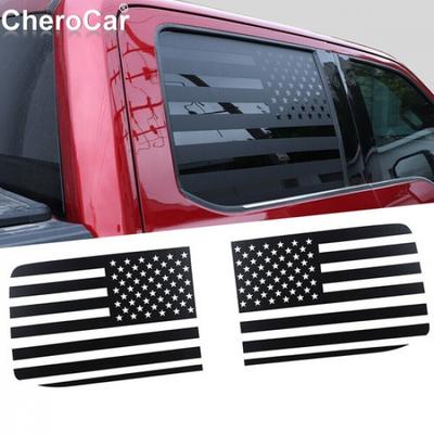 Наклейки на задние боковые окна, отделка и декаль для Ford F150 F-150 15-20 Флаг США