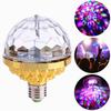 6W Rotating Crystal Magic Ball RGB LED Stage Light Bulb E27 Lamp for Disco Party DJ Christmas