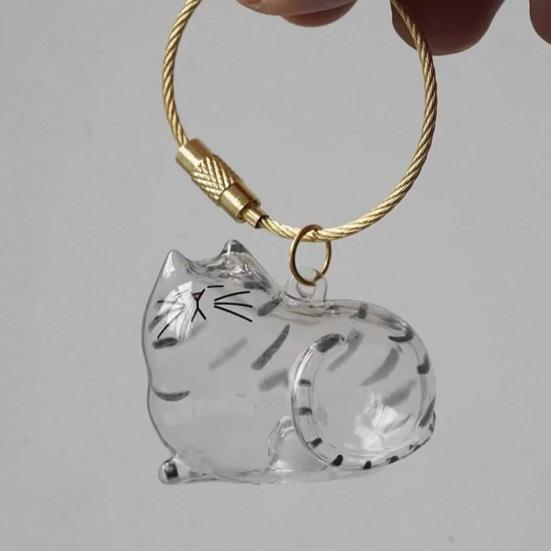 Бутылка для хранения кошачьей шерсти Прозрачная капсула для хранения шерсти питомца