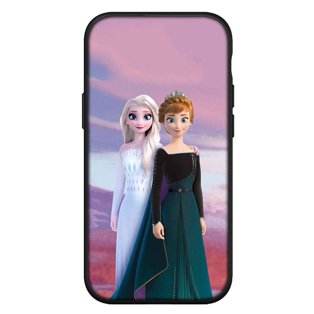 Для iPhone 16 15 X XR Samsung Galaxy S24 S23 Plus Xiaomi Redmi Note 13 12 11 Pro Max 9 10 14 OPPO Huawei чехол принцесса Эльза Анна Frozen телефон чехол