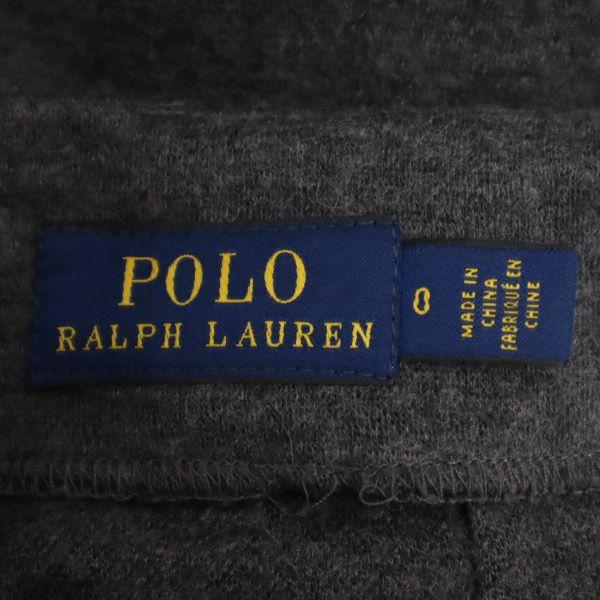 Polo Ralph Lauren Длинные широкие брюки из смесовой шерсти серые Застежка-молния сзади Женские Б/у