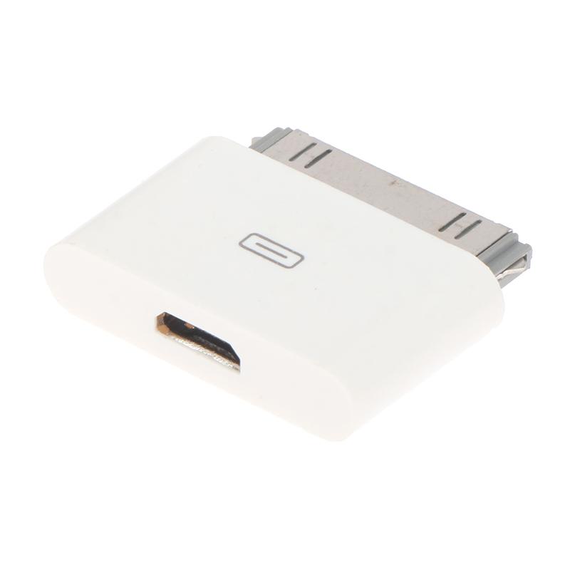 Переходник-адаптер Micro USB на 30-контактный зарядное устройство для iPhone 4 4s 3gs iPod Адаптер для синхронизации данных