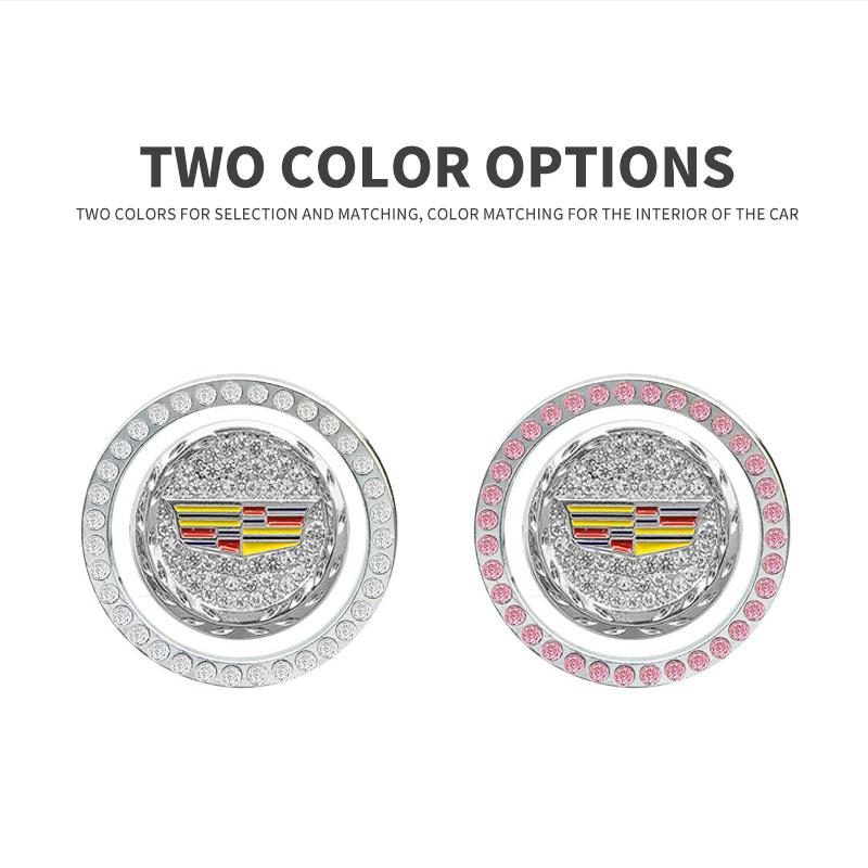 Car Start Switch Button Auto Decorative Diamond Stickers For Cadillac Escalade CTS ATS SRX XT4 XT5 XT6 STS XTS SLR CT4 CT5 CT6