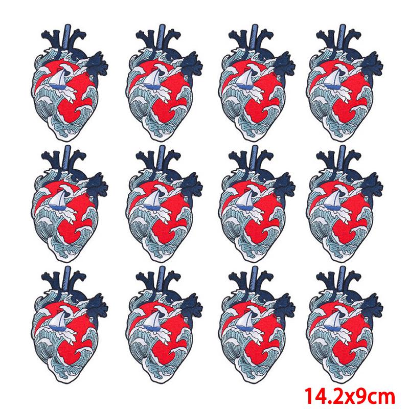 10 шт./лот, оптовая продажа, вышивка, железные нашивки для одежды, нашивки для одежды, куртки, декор, аппликация, принадлежности для шитья