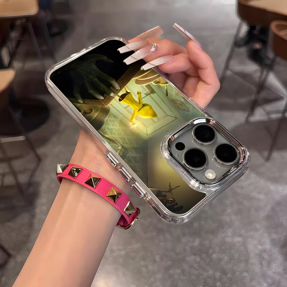 Чехол для телефона Little Game N-NightmareS для iPhone 17 Air 16 15 14 13 12 11 Pro Pro Max Plus Прозрачный Мягкий Чехол