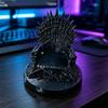3D-печатное матово-черное кресло-трон в стиле фэнтези, универсальная подставка для телефона, Декор в стиле фэнтези