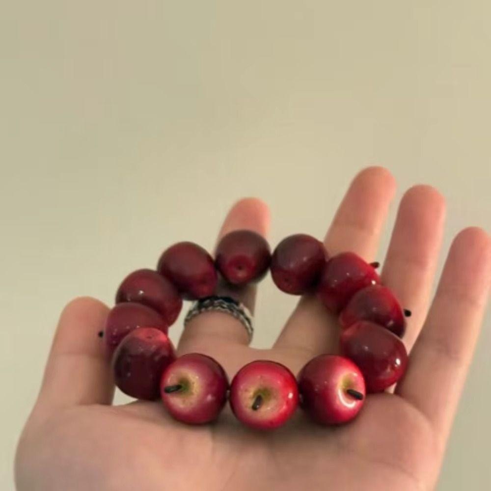 Cartoon Fruit Resin Bracelet Resin Y2K Beaded Bracelet Birthday Party Favor Gifts