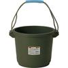 TRUSCO Hard Plastic Bucket, 14L, Olive Drab, THB14OD